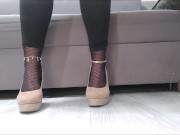 BLACK PATTERNED SOCKS - Screenshot 8 of 16 - High Heels