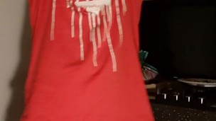 Amateur-Homemade, eighteen-year-old got excited and recorded his sexy dance