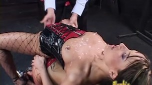 Sexy Slaves Get Drilled Roughly By Their Master