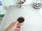 Office Hard sex! Female POV handjob, Facial! OF free sub in comments 1/16