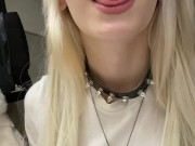 (Giantess/Vore) Egirl swallowing some little men 9/16