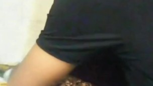 Indian House Wife and Husband Ronnanc in bedroom