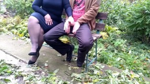 Our dirty hobby is cumming on the street