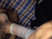 Desi Indian wife sucking big cock good blowjob 16/16