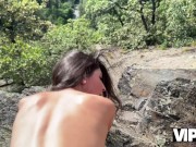 VIP4K. Pretty brunette loves to ride bikes and huge cocks. Hot sex with George Uhl & Helina Dream 13/16