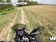 VIP4K. Pretty brunette loves to ride bikes and huge cocks. Hot sex with George Uhl & Helina Dream 2/16