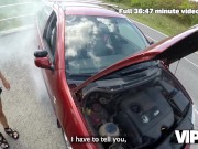 VIP4K. Pretty brunette loves to ride bikes and huge cocks. Hot sex with George Uhl & Helina Dream 4/16