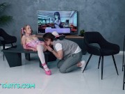 Hot stepsis gets rough fuck and pussy creampie 6/16