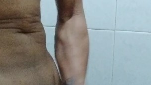 Lonely guy find a moment of self gratification