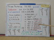 Prime Factorize 53,333.(Easy Version)[JapanMath](job)