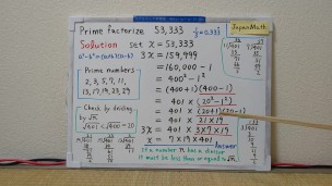 Prime Factorize 53,333.(Easy Version)[JapanMath](job)
