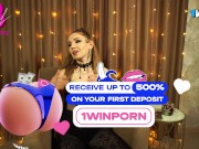 Милашка Мелисса получила в киску здоровенный болт на кастинге и кайфанула 2/16