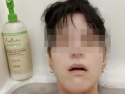 Girl masturbates in bathtub with her fingers and brings herself to orgasm