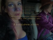 Big boobs babe does makeup & hair for Halloween costume, black toenails & fingernails hands/feet closeups - Lelu Love 16/16