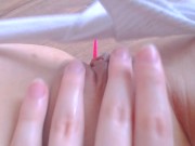 POV close up pussy play - WET PUSSY SOUNDS 8/16