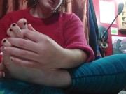 Foot Rub with Lotion SFW 4/16