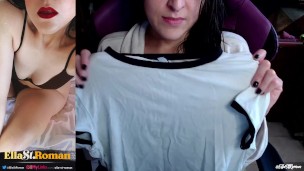 Recién salida de la regadera...