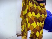 Asian Ethnicity Big Ass & Huge Boobs Maid Clean Middle East Office Room. Boss Saw & Masturbat 15/16