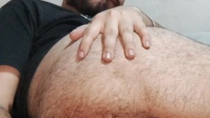 Playing alone with a 20cm toy very deep in my ass