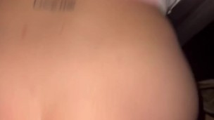 My friend invites me to fuck her in the car! Lace thong!