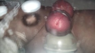 Cute Tgirl Cumming From Hitachi Vibe