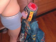 ハロウィンでコスプレ女子をナンパ⁉️🎃    脱がしてみるとエロすぎる身体をしたキョンシー姿の女の子に積極的なフェラと騎乗位でいたずらされて絞りとられてしまう・・ 1/16