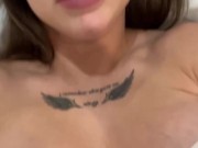 While my brother went to the shower - I warm my pussy with my fingers to be wet 1/16