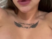 While my brother went to the shower - I warm my pussy with my fingers to be wet 5/16