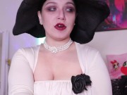 Cosplaying as Lady Dimitrescu 15/16