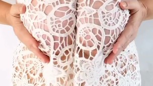 Mysterious masked GILF with huge natural boobs so horny