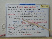 How many 3-digit even numbers can be made.[JapanMath](job)