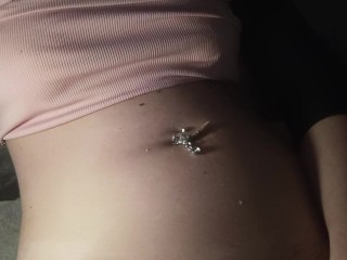I put a cigarette in my belly button