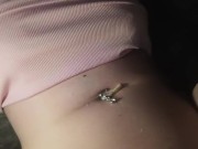 Watch how my belly reacts on a orgasm