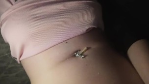 Watch how my belly reacts on a orgasm