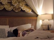 はだけた花魁風衣装に身を纏った色白美肌の教え子を抱く 〜腹上射精の後は、ぷるん唇でのお掃除フェラ〜 - Screenshot 3 of 16 - Costume