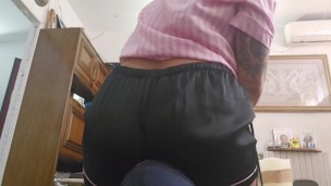 Facesitting with my sweaty pijama for my loser