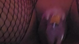 riding my dildo with my alien eggs inside of me