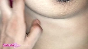 Desi MILKY BOOBS pressed stepsister tits Milk Suck her stepbrother