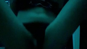 Trans cat boy takes dildo riding deep