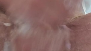 Playing with my soapy dick