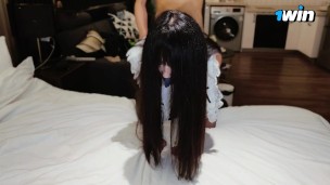 邪恶修女彻底堕落，在万圣节当天被疯狂输出沦为母狗