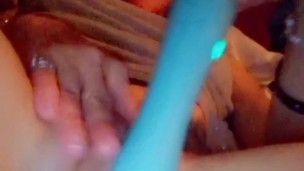 Gracie makes herself cum