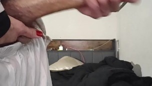 Just stroking my dick