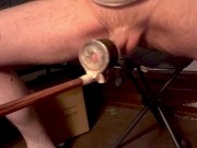 Homemade Blowjob Machine Cumshot! 15/16