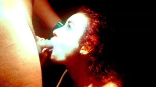 Ariel Ortiz takes her stepfather to the street and gives him a good blowjob