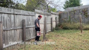 Trans Boy Desperately Pees Outside with Dick Packer