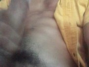 POV Solo Male Masturbation 💦 Big Dick Cumshot Close Up