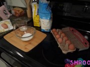 Teen StepSis Shrooms Q Needs Icing From StepBro for Bake Sale 🎂 6/16