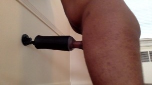 Humping Sex Toy Until Shooting A Moaning Cumshot