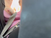 Artemisia Love Sexy Car Ride Big tits Flashing Spy on her OF@ArtemisiaLove101 10/16